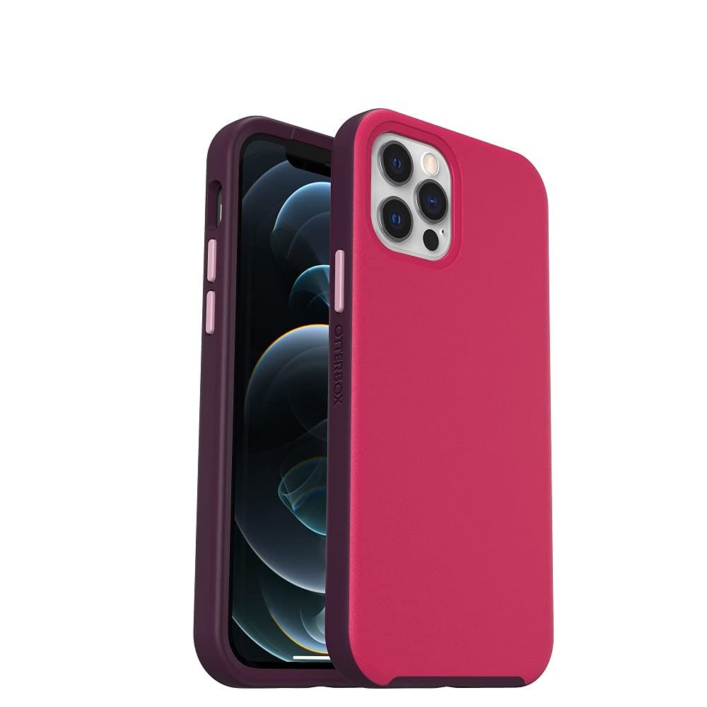 OtterBox - ウルトラスリム iPhone 12 u0026 12 Pro ケース(のみ) - Apple MagSafe用に作られた、芸術的な保護フォンケース、ソフトタッチ素材で快適(タンポポワイ [タンポポワイン] [iPhone 12 u0026 12 Pro] OtterBox Slim And Sturdy