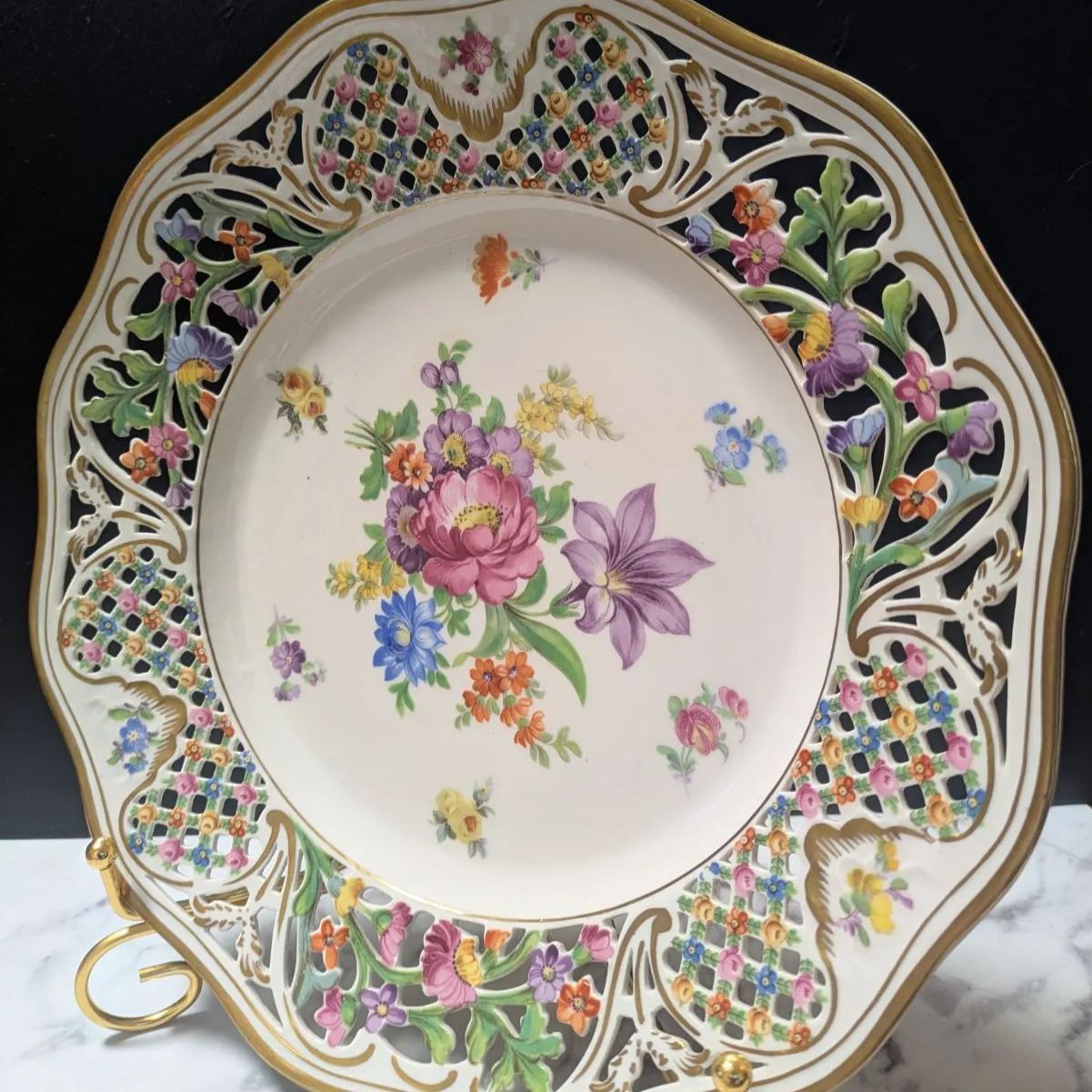 26㎝★1級品 シューマン ババリア 金彩エッジ オープンワーク メッシュ 26㎝☆シューマン ババリア 金彩エッジ オープンワーク メッシュ 1級