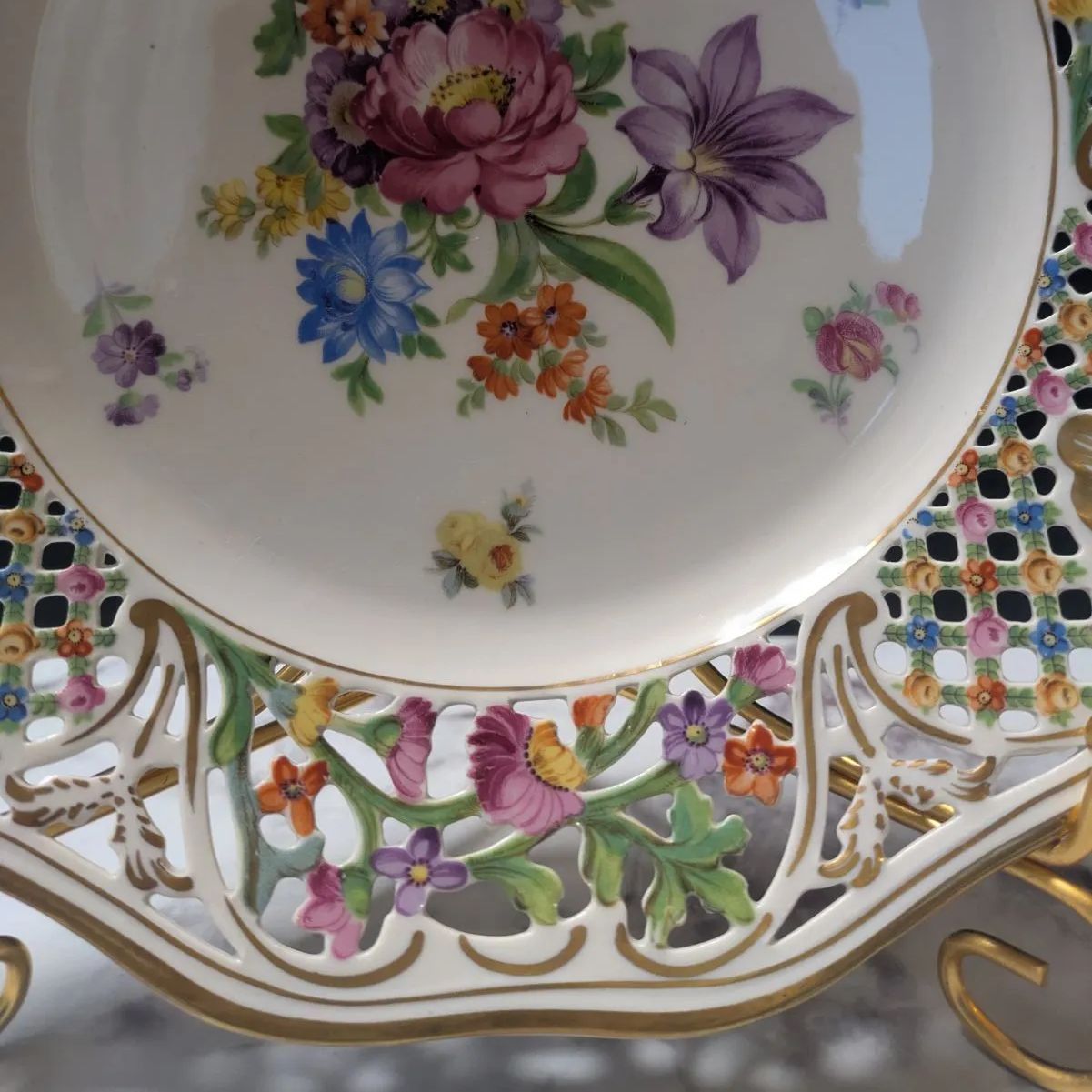 シューマン ババリア 26㎝ ★ 金彩エッジ オープンワーク メッシュ １級品 26㎝☆シューマン ババリア 金彩エッジ オープンワーク メッシュ 1級