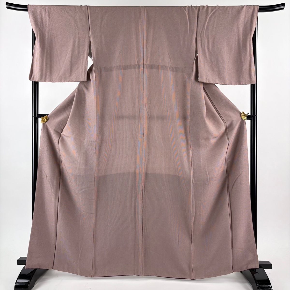 江戸小紋 身丈165 5 cm 裄丈69 L 袷 万筋 薄小豆 正絹