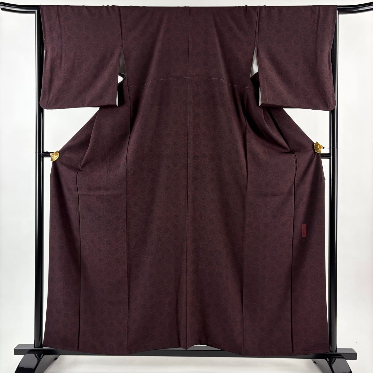 美品】 江戸小紋 身丈159cm 裄丈65.5cm M 袷 人間国宝 中村勇二郎 落款