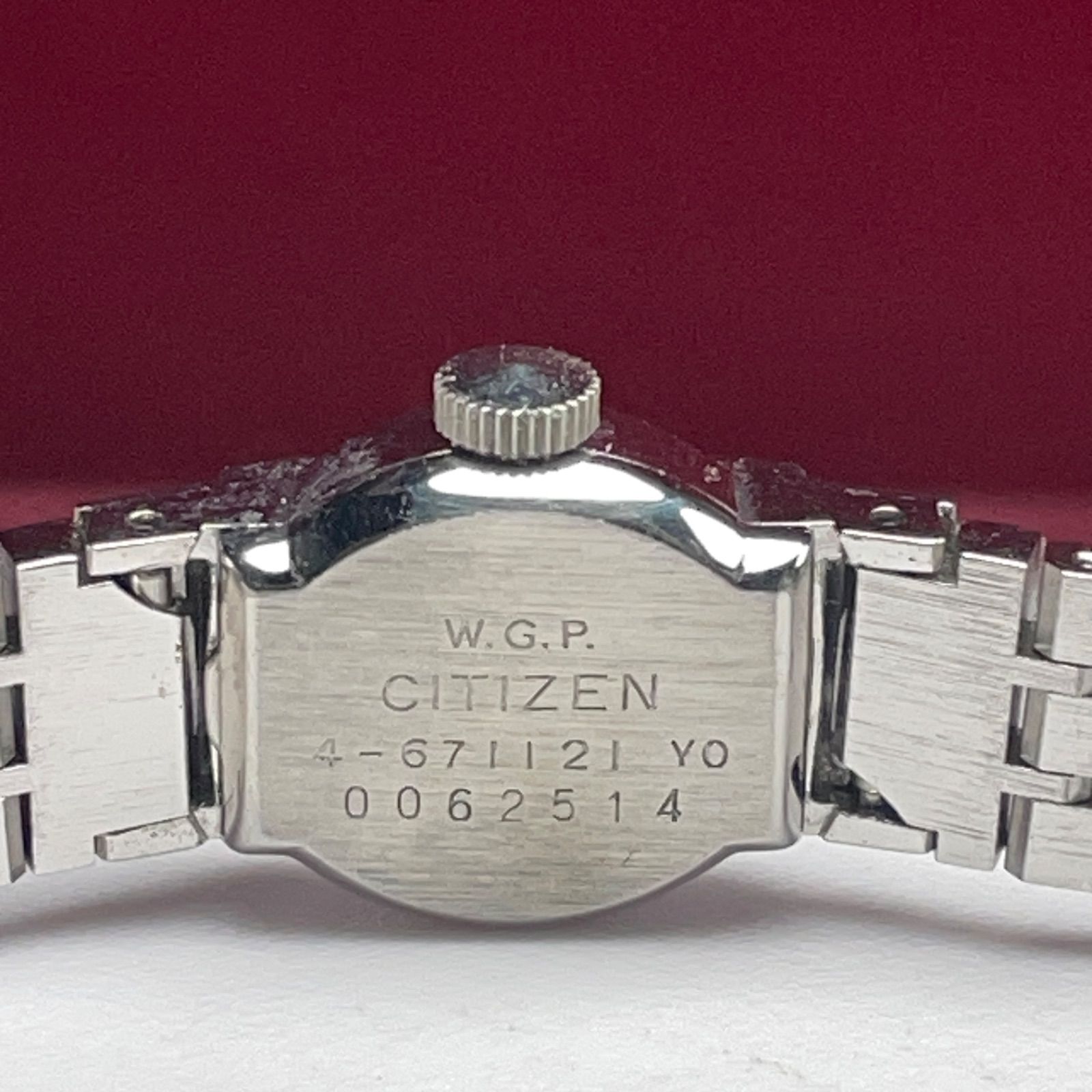☆OH済 デッドストック未使用 CITIZEN 手巻 純正SSブレス WGP 