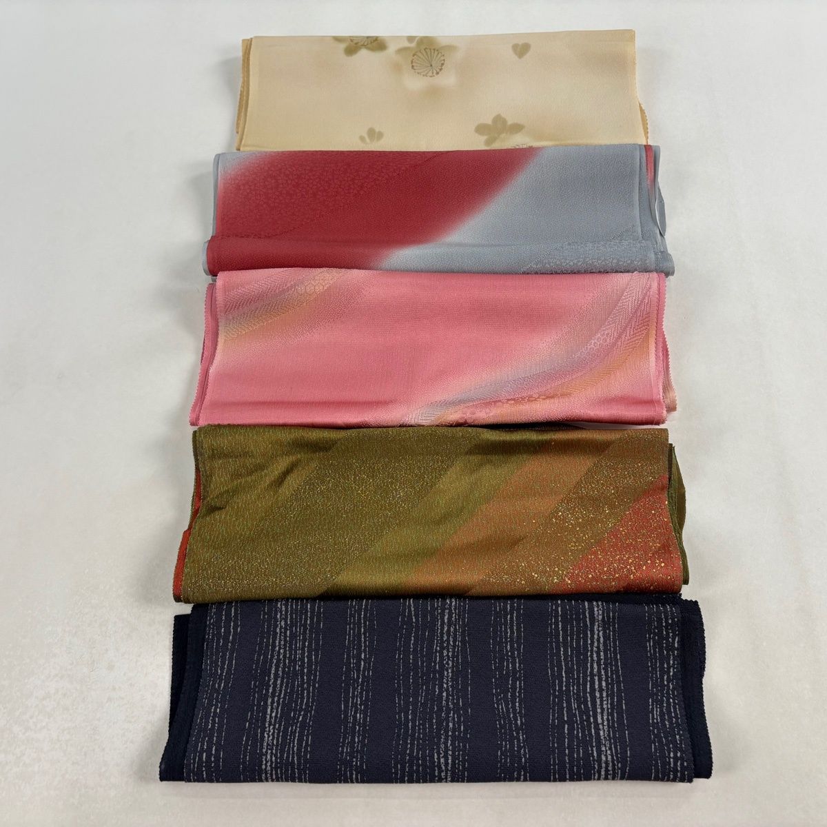 帯揚げ 優品 セット 墨色 正絹 和装小物