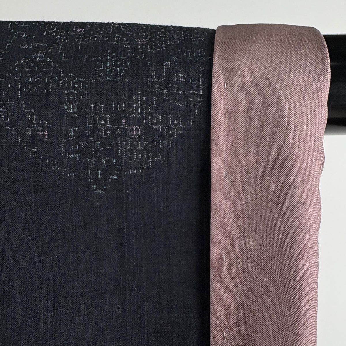 美品】 結城紬 身丈161cm 裄丈67cm M 袷 本場結城紬 奥順 証紙 丸文