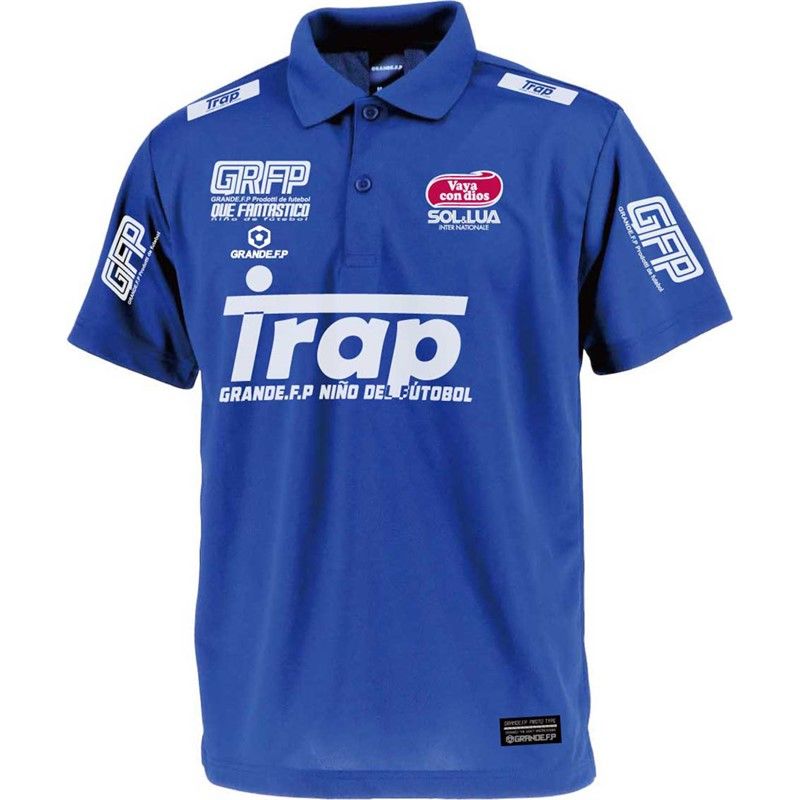 grande(グランデ) TRAP昇華転写プラクティスポロ フットサルプラクティクスシャツ (gfph23010-8501) grande(グランデ) TRAP昇華転写プラクティスポロ フットサルプラクティ