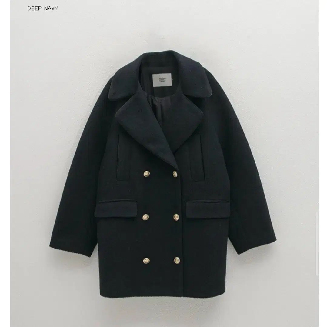 アトリエナイン セミオーバー ウール 冬 コート NMM7BW-CT1426M0 傷なし 良し