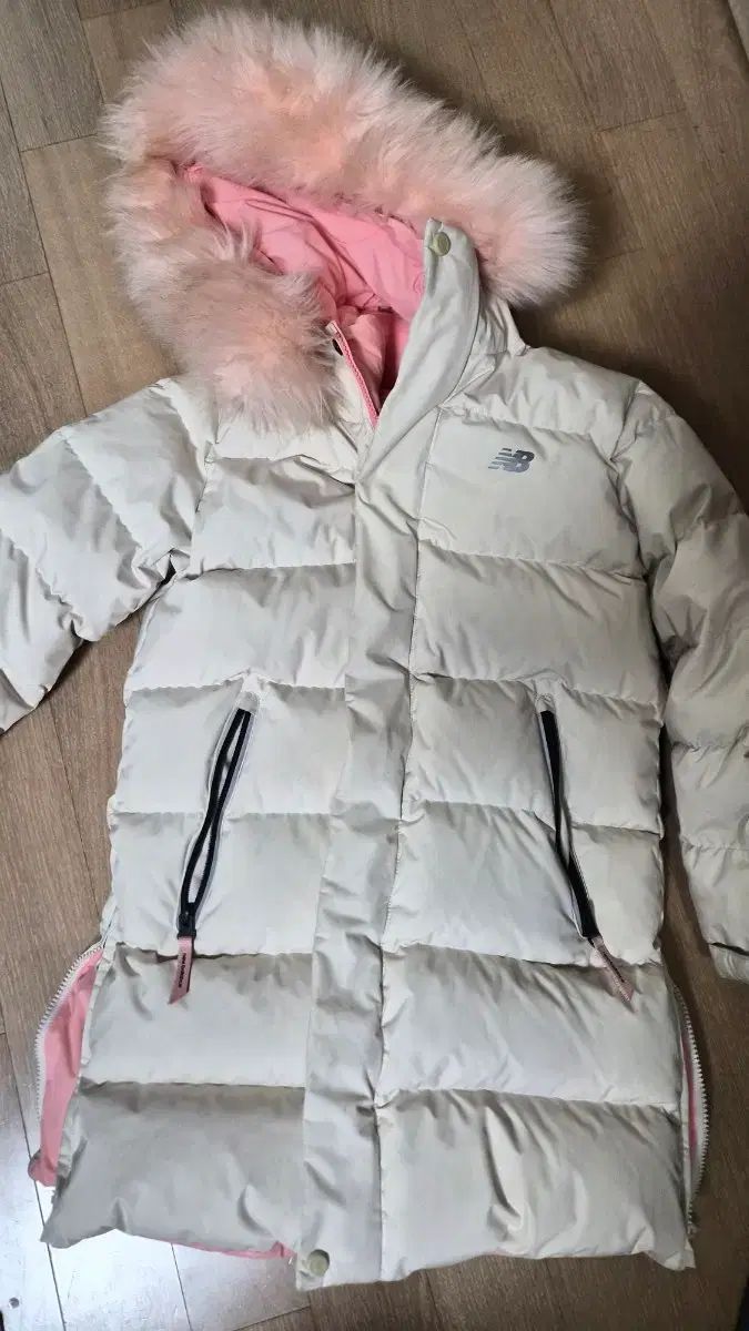 ニュー ンスキッズ リバーシブル グースダウン 145