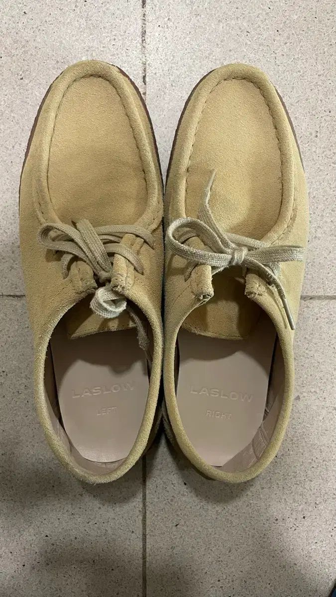 【美品】Le Mouton フラットシューズ 22.5cm ブラック ラズロ ケベック モカ ローファー ベージュ 260-265