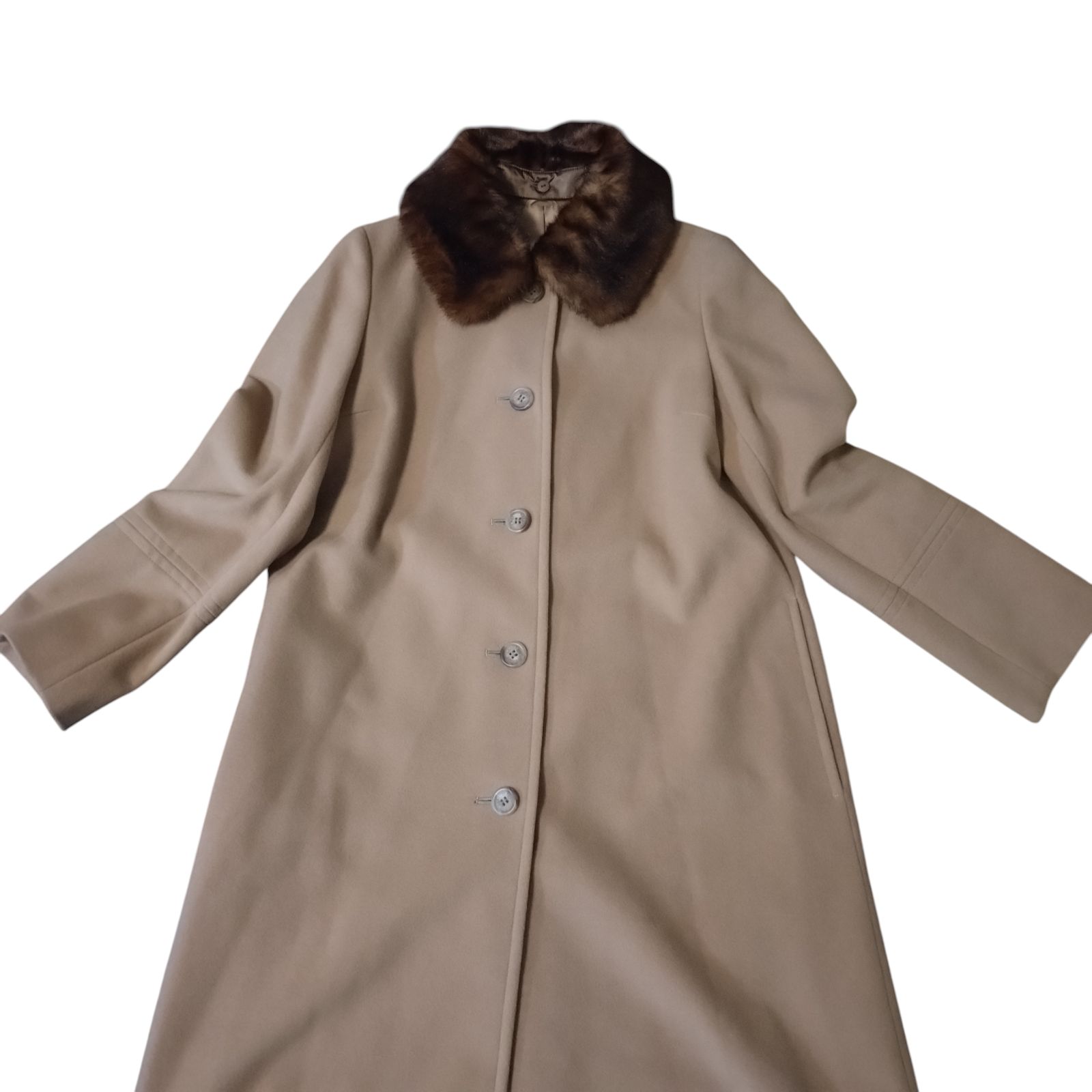 カシミヤ混】 SANYO COAT サンヨーコート ロングコート 羊毛 ウール