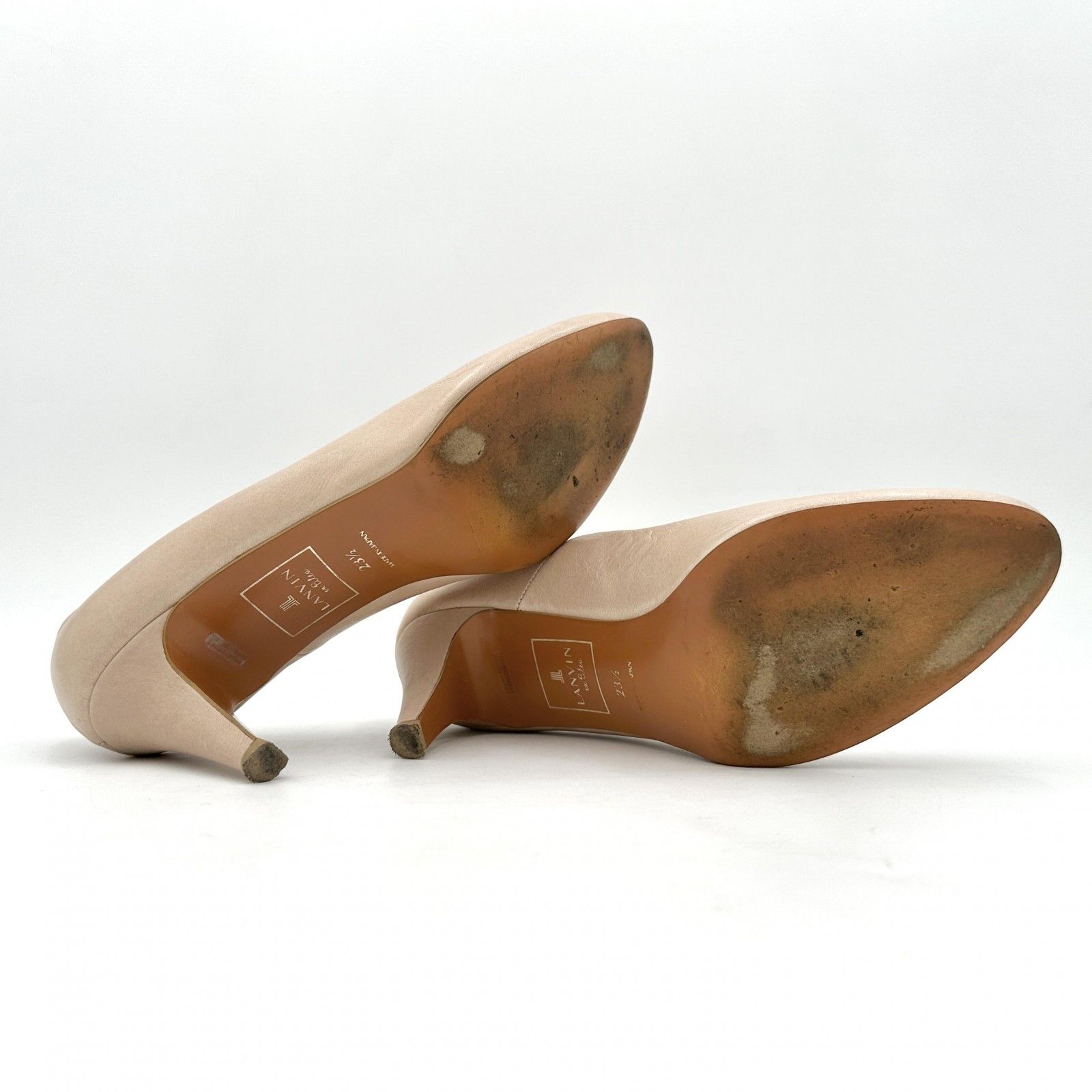 レザー ピンクベージュ