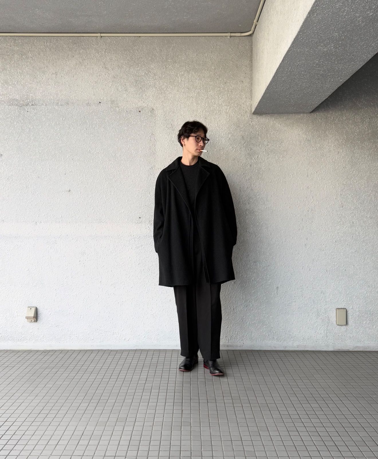 HERMES／エルメス／マルジェラ期／1999FW／オーバーサイズオープンコート AW1999 HERMES／エルメス／マルジェラ期／1999FW／オーバーサイズ
