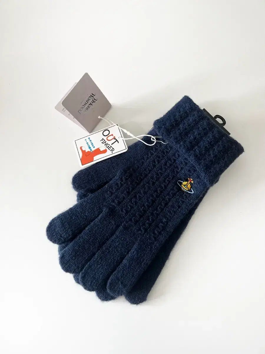 ヴィヴィアン ウエストウッド 手袋 ネイビー