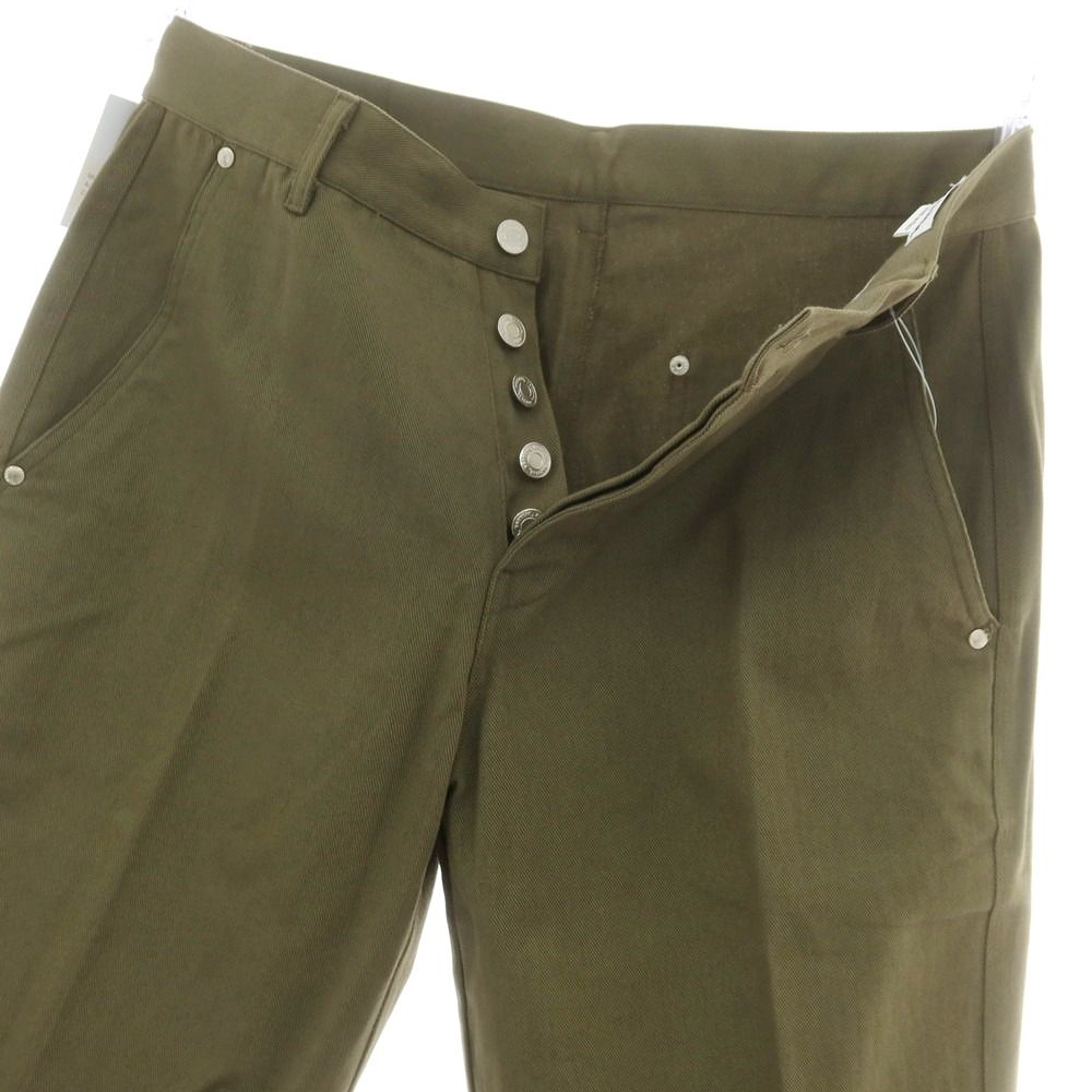 新品】ドッピアアー DOPPIAA コットン ワークパンツ オリーブ【サイズ