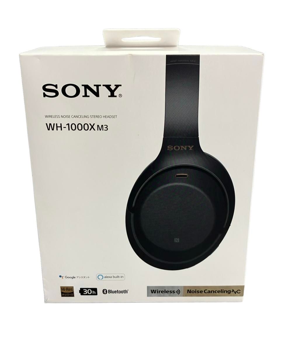 ソニー WH-1000 XM 3 ワイヤレスノイズキャンセリングステレオヘッドセット SONY