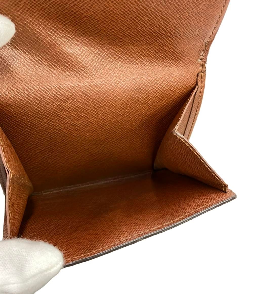 ルイ・ヴィトン ダブルホック 三つ折り財布 モノグラム ポルトモネ ルイ・ヴィトン ダブルホック 三つ折り財布 モノグラム ポルトモネ