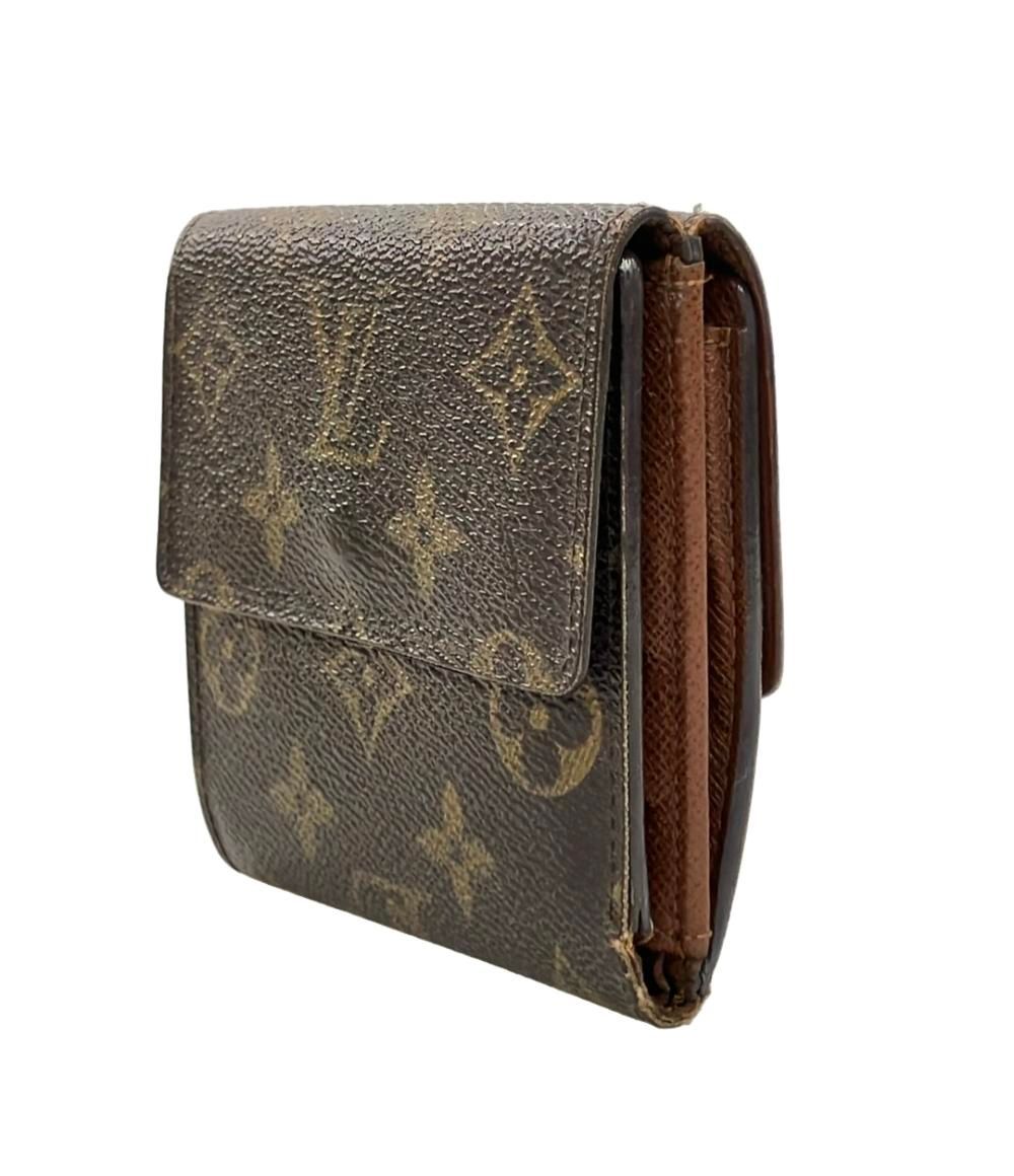 ルイ・ヴィトン ダブルホック 三つ折り財布 モノグラム ポルトモネ