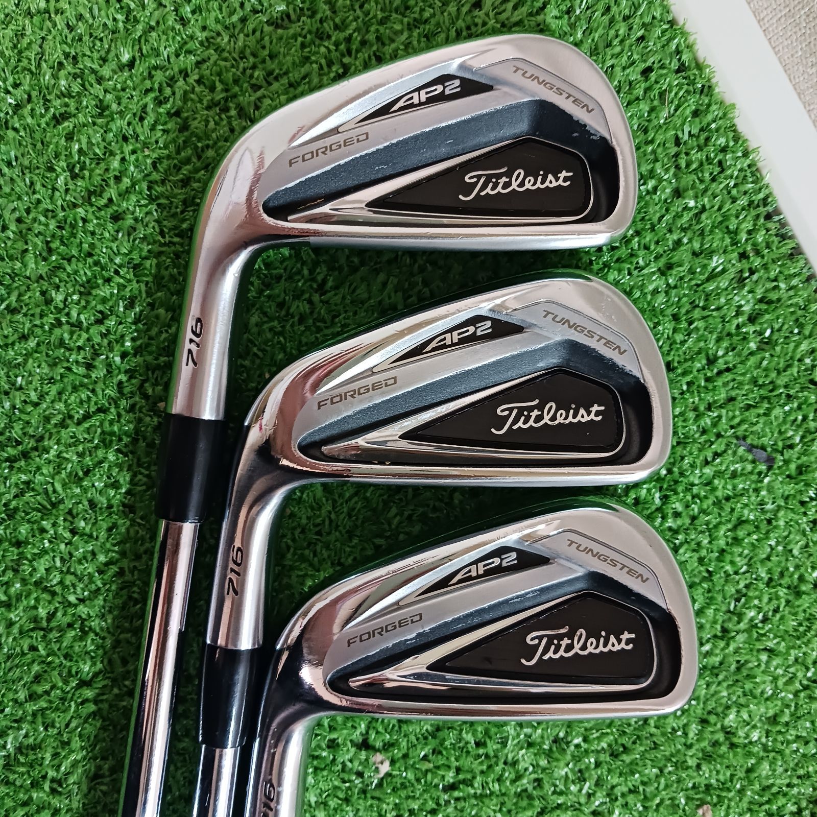 タイトリスト　AP2 716。アイアンセット 6本セット 　レフティー レフティー】タイトリスト AP2 716 アイアン 6本セット【1839】 - メルカリ