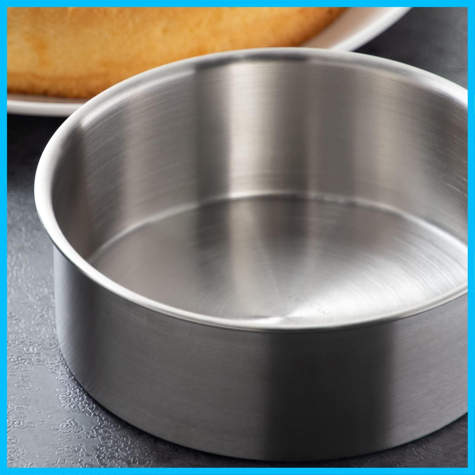 新着商品】18-8ステンレス 浅型 21cm WDK01021 チーズケーキ用デコ共底