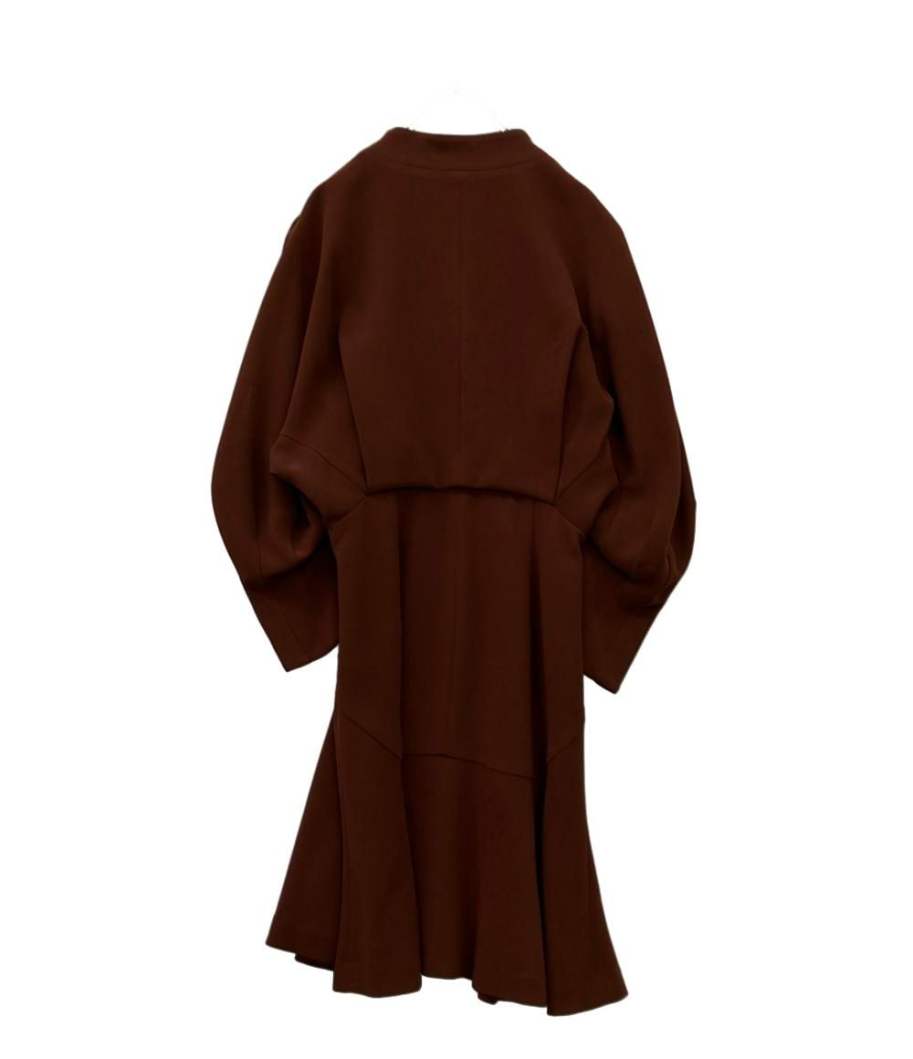 マメクロゴウチ 半袖ワンピース ボリュームスリーブ Volume Sleeve Dress MM 20 FW DR 032 レディース SIZE 2 M Mame Kurogouchi