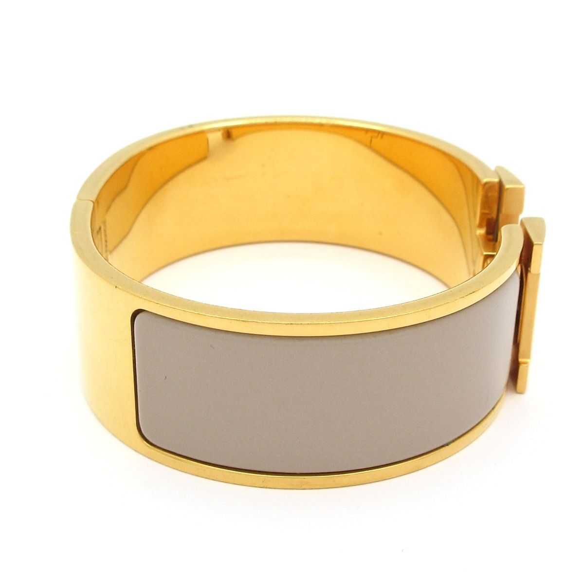 HERMES(エルメス) バングル美品 クリック・クラックH ゴールド