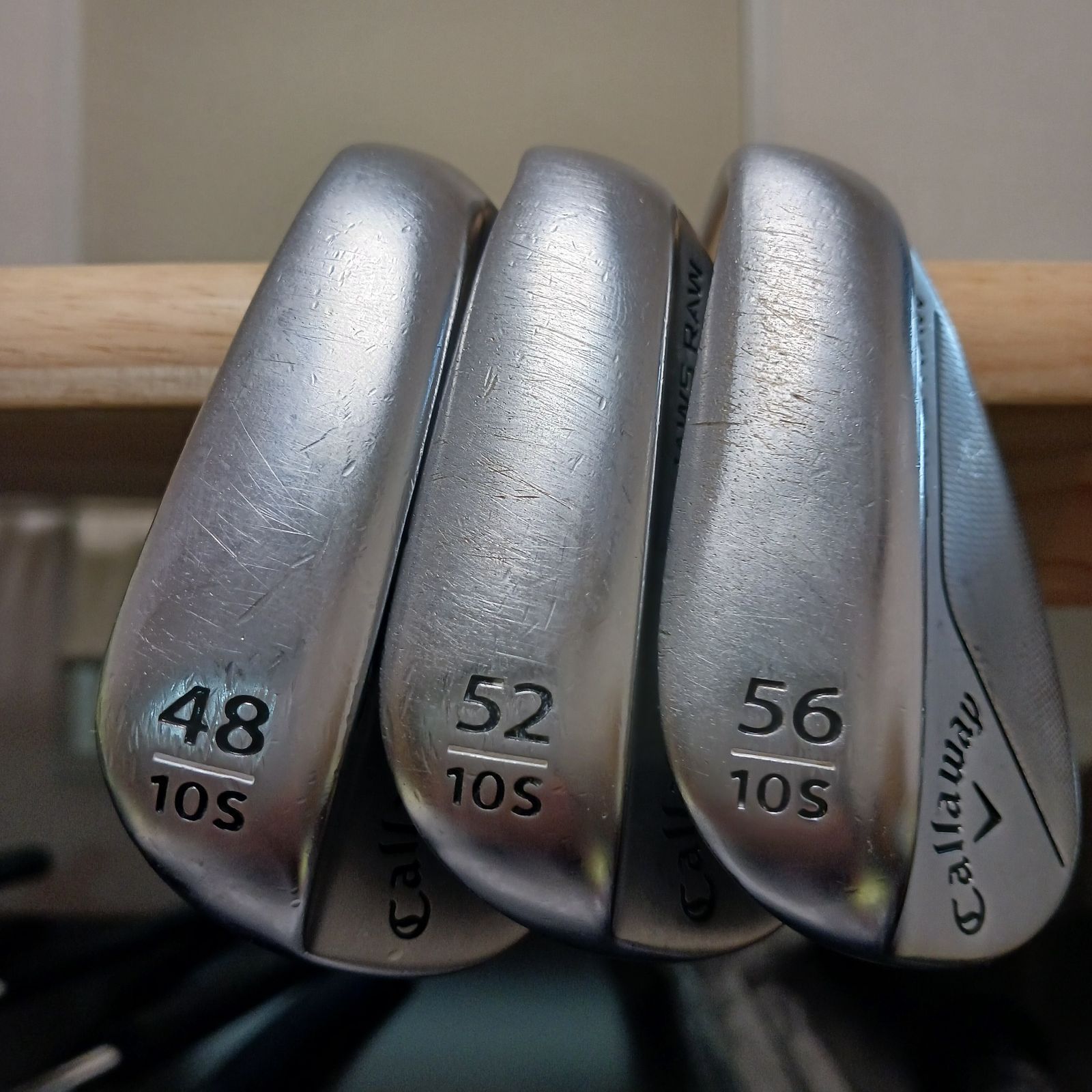 キャロウェイ JAWS RAW ウェッジ 48°52°56°セット【1833】【1832