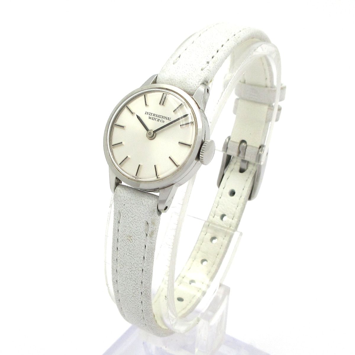 IWC INTERNATIONAL WATCH CO 腕時計 インターナショナルウォッチ レディース 社外ベルト シルバー