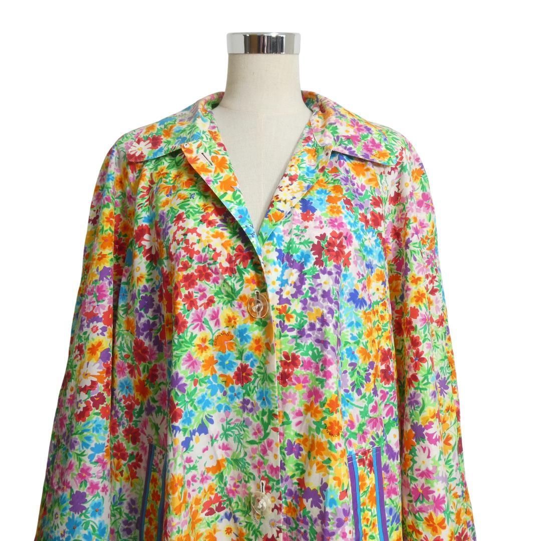 美品 LEONARD FASHION レオナールファッション サイズ11AR 花柄 総柄