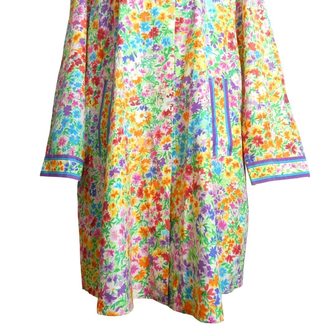 美品 LEONARD FASHION レオナールファッション サイズ11AR 花柄 総柄