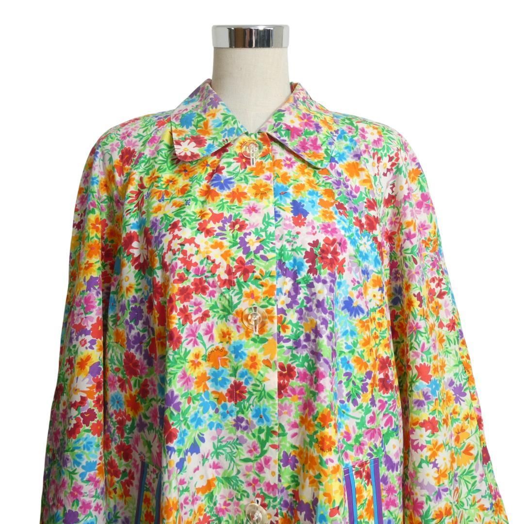 美品 LEONARD FASHION レオナールファッション サイズ11AR 花柄 総柄