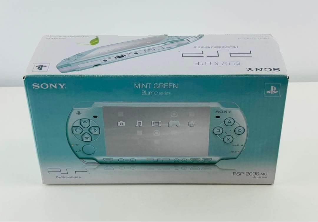 SONY PSP-2000 ミントグリーン 本体 ポータブル 完備品