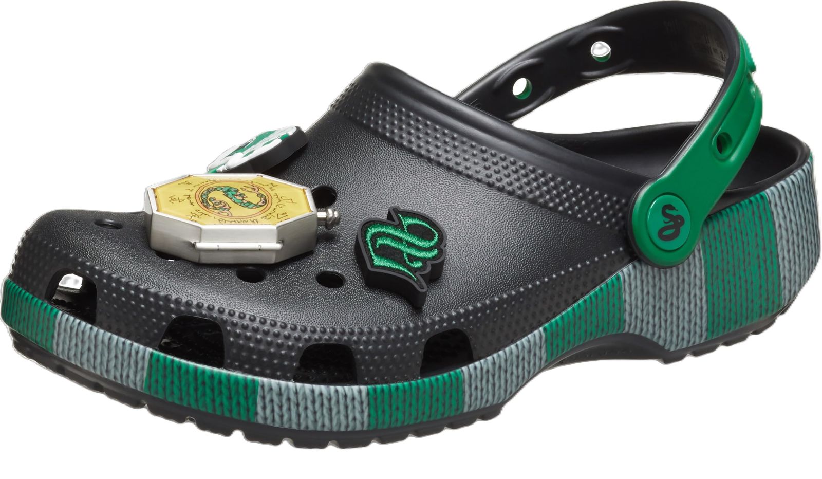 Crocs クロックス 男女兼用 大人用 クラシック ハリーポッター クロッグ スリザリン グリーンマルチ 6 Women 4 Men Slytherin Green Multi 22 0 23 cm