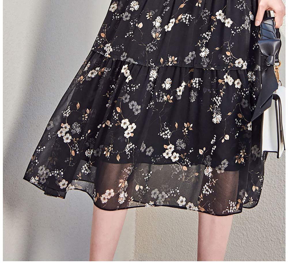 CISULI 100％シルクシフォンドレス