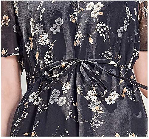 100％シルクシフォンドレス