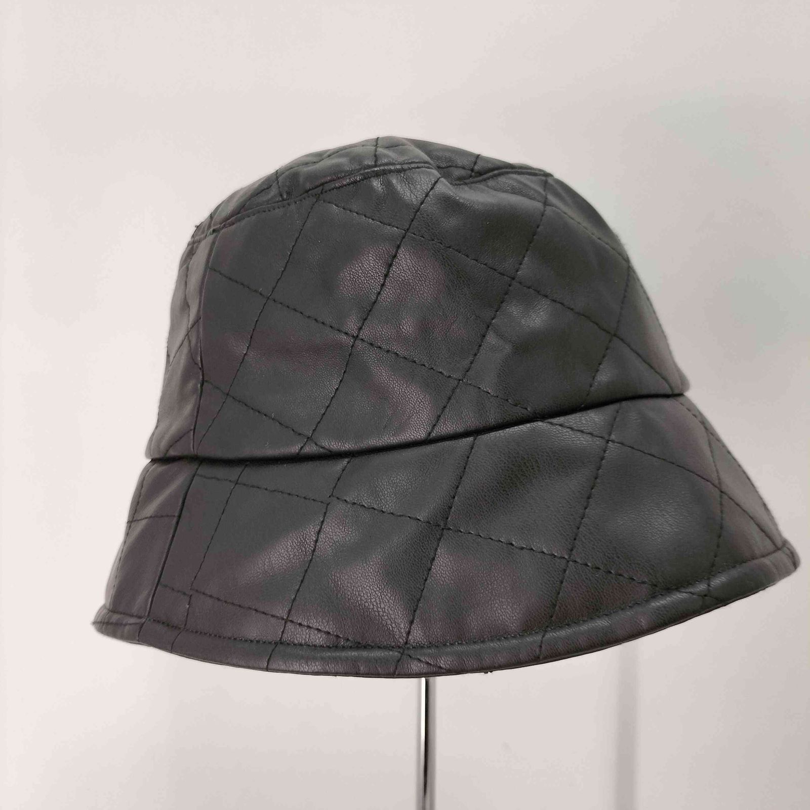 ユーズドフルギ USED古着 Fake Leather Quilt Bucket レディース 57.5