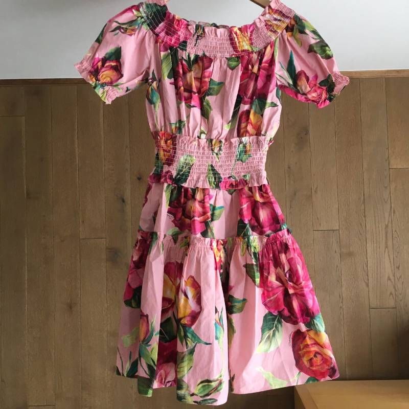 DOLCE - GABBANA ドルチェ＆ガッバーナ フラワー ワンピース 3６