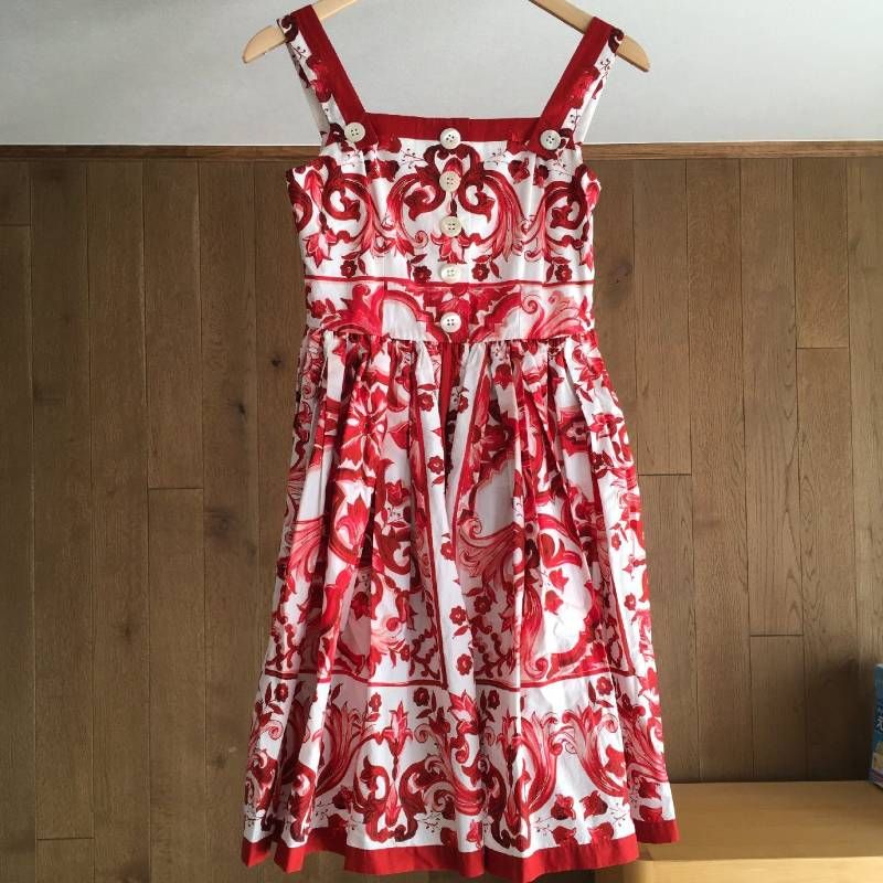 美品 DOLCE & GABBANA ドルチェ＆ガッバーナ ワンピース 38 - メルカリ