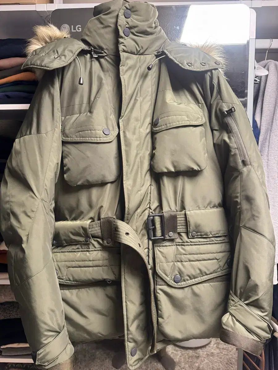 ポロ ローバーダウン カーキ オリーブ xs