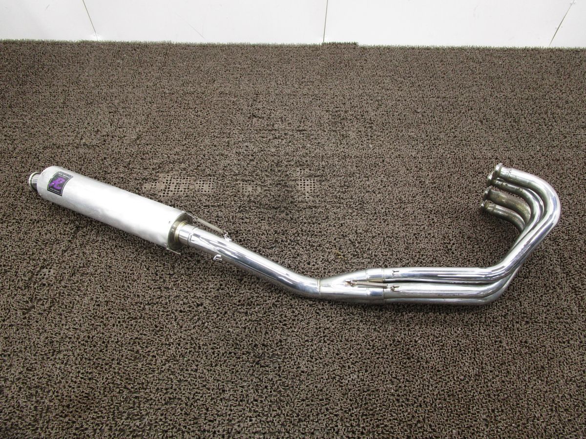 バリオス 社外 リアル ンス マフラー サイレンサー A 9080 ZR 250 カスタム素材に カワサキ ZX CE BALIUS キャブ車