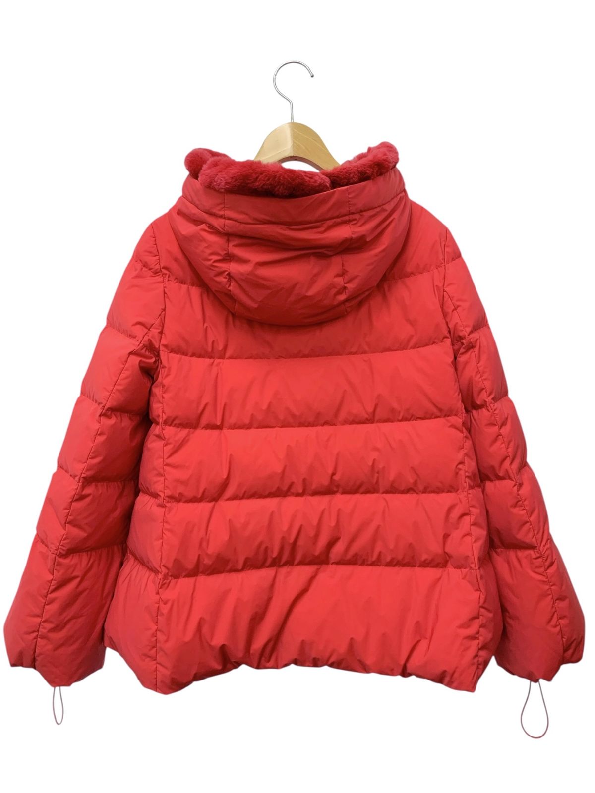 エムズグレイシー 919511 ダウンコート 38 レッド レッキスファー 2way