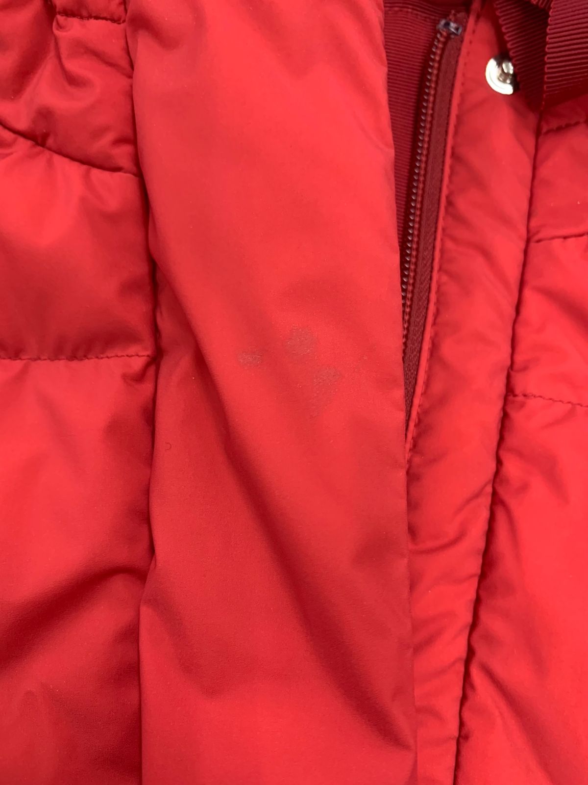 エムズグレイシー 919511 ダウンコート 38 レッド レッキスファー 2way