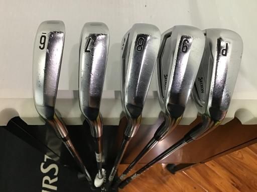 中古】 ダンロップ SRIXON ZX5 6S アイアンセット IR 純正特注シャフト