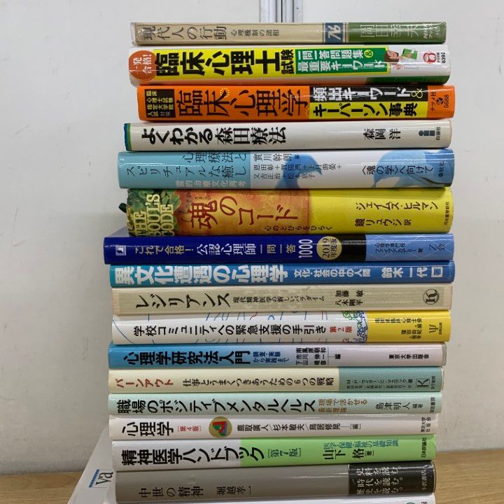 心理学関連書籍19点　まとめ売り △01)【1点限り!】心理学関連 まとめ売り19冊セット/本/臨床心理/精神