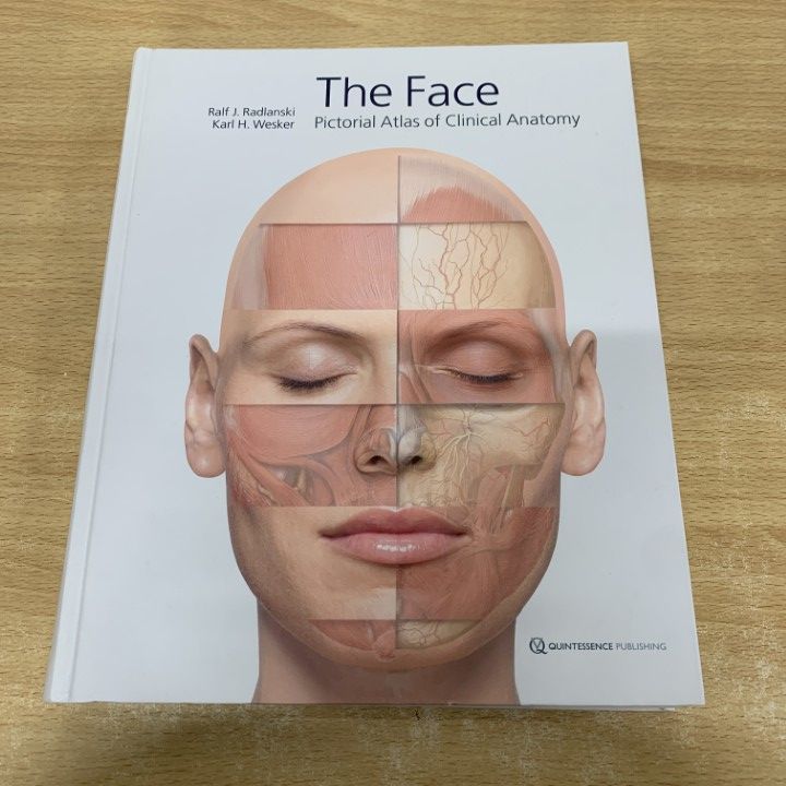 01 ! 臨床解剖学の顔写真アトラス Face Pictorial Atlas of Clinical Anatomy Ralf J.Radlanski Quintessence 2012年 洋書 A