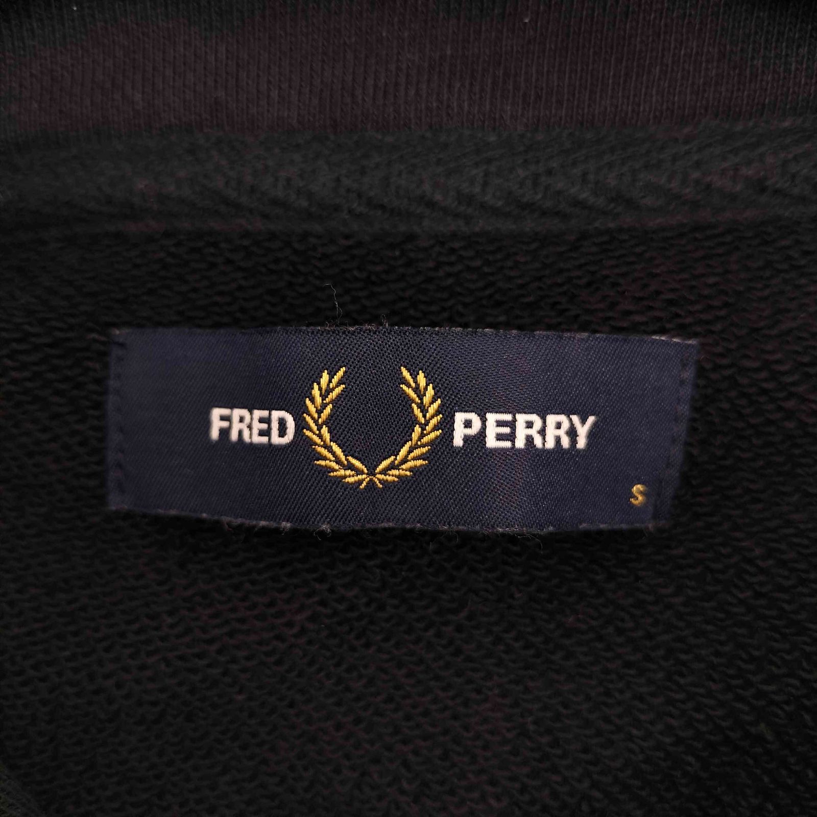 フレッドペリー FRED PERRY HALF ZIP SWEATSHIRT レディース import：S
