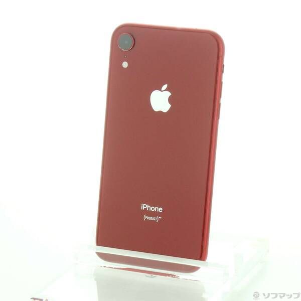 品〕 iPhoneXR 128GB プロダクトレッド MT0N2J／A SIMフリー【258