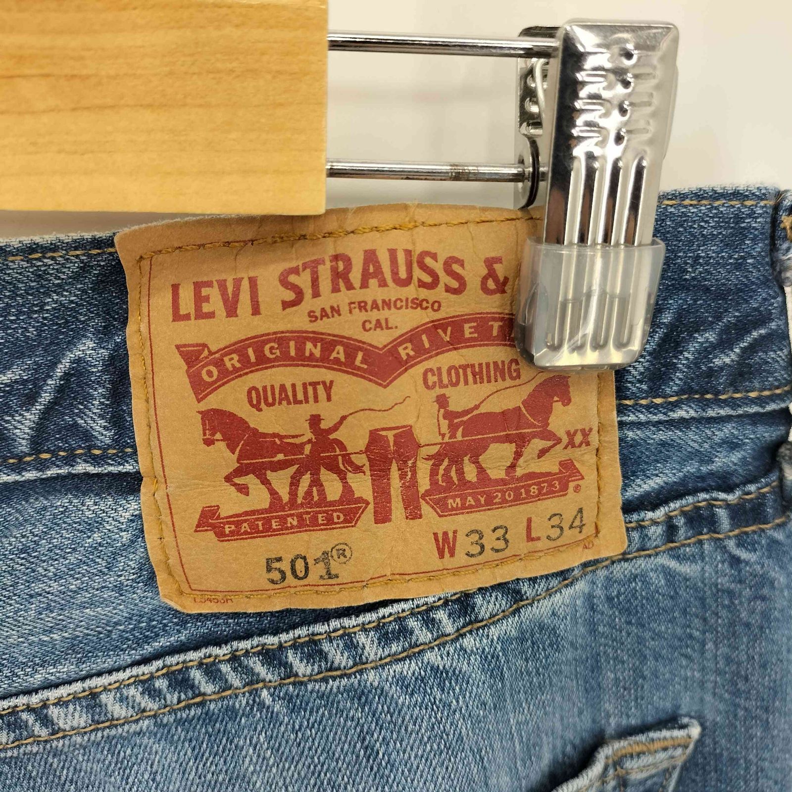 リーバイス Levis 501 ボタン裏4384刻印 ボタンフライ ストレート 