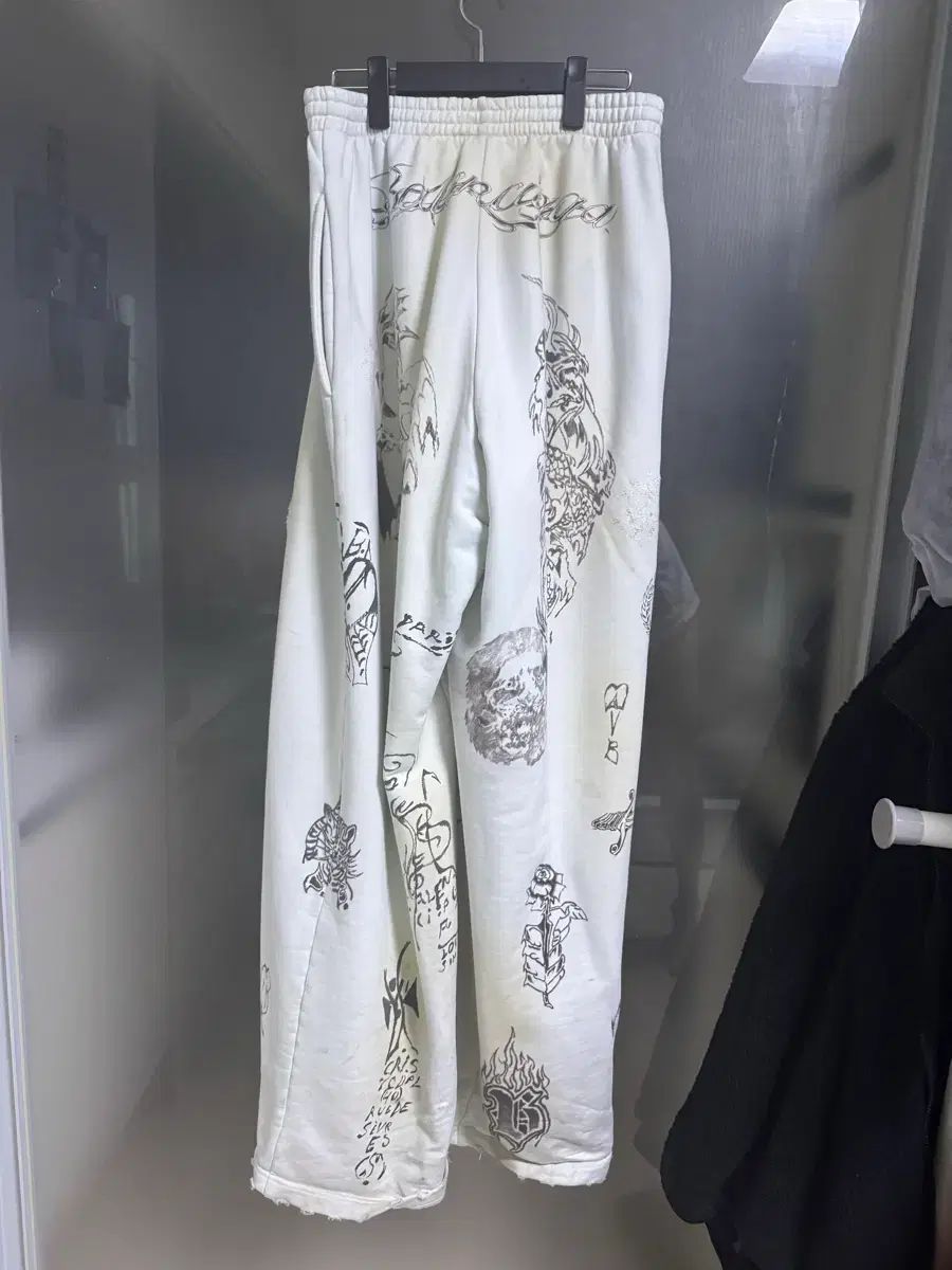 バレンシアガ TATTOO バギー スウェット パンツ S