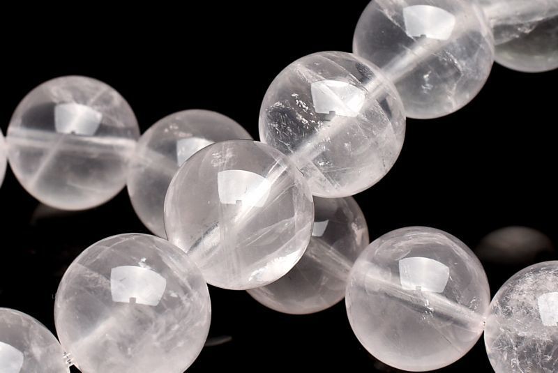 １点物 コロンビア産 ピンクレムリアンシードクリスタル 10 mm ブレスレット パワーストーン 天然石 _U 8266