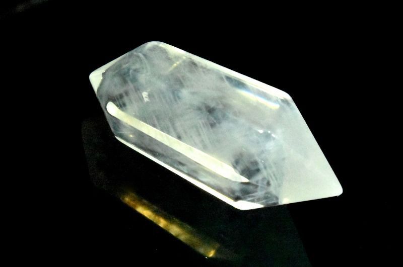 1点物】希少◇天使の梯子 エンジェルラダークォーツ 31x13mm 両剣