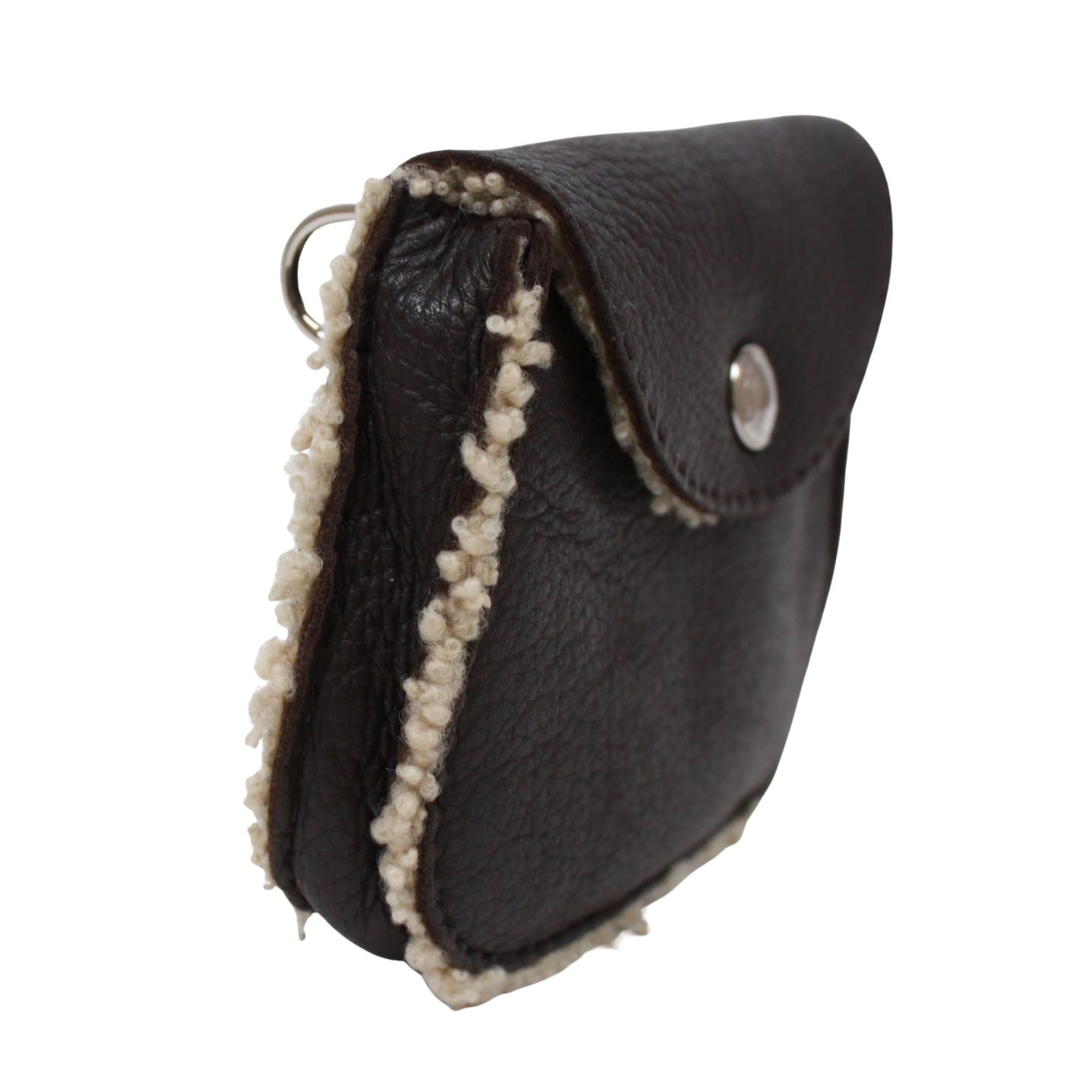 HERMES エルメス ポシェット セリエ ウエストバッグ ムートン トリヨンクレマンス ダークブラウン J刻印 レディース